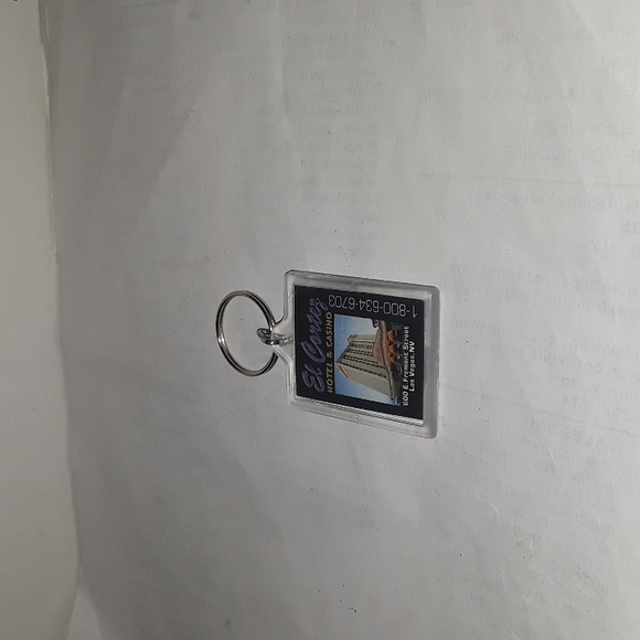 RARE NEW EL CORTEZ HOTEL & CASINO FREMONT ST LAS VEGAS NV KEY KEYRING - Picture 4 of 6